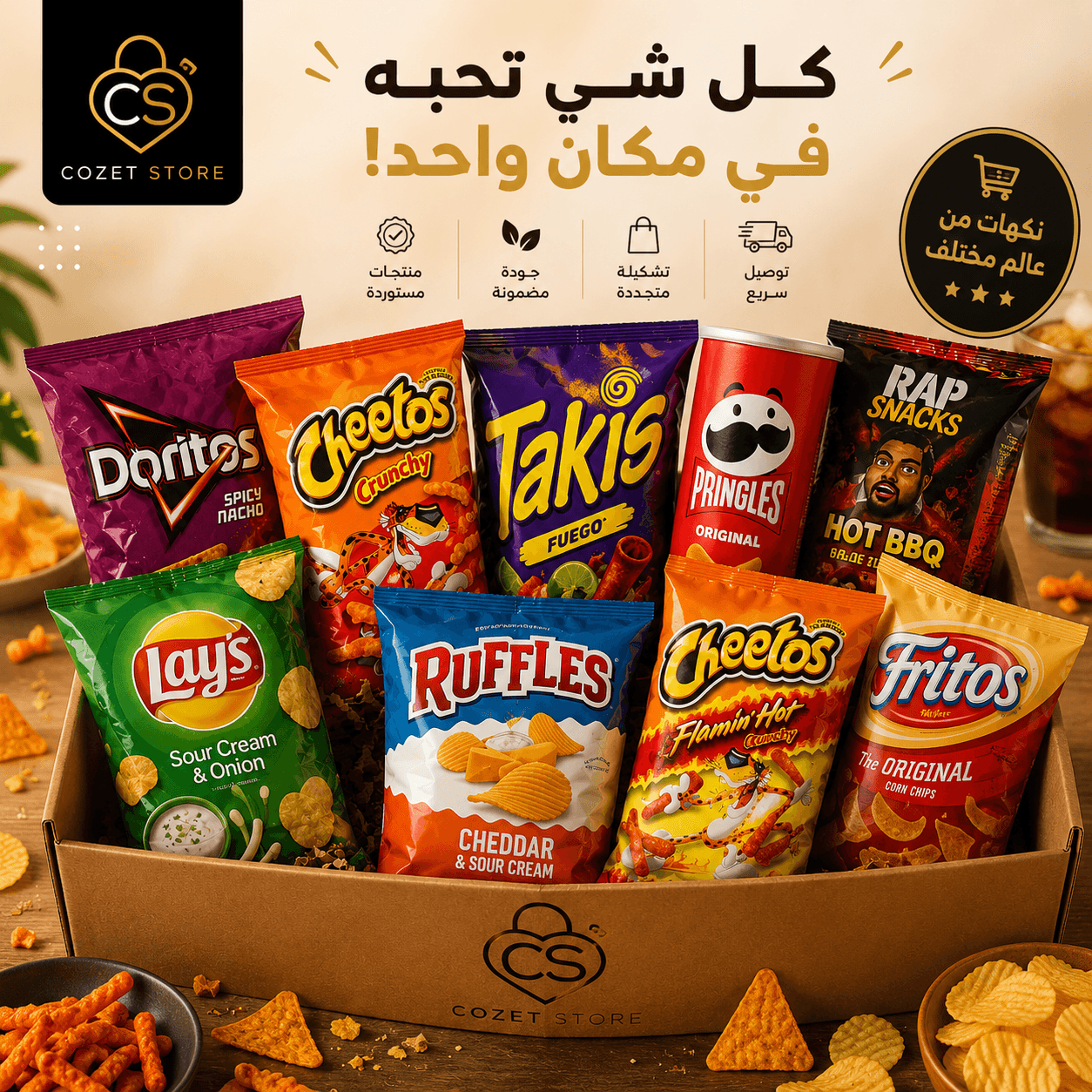 Chips الشبس الامريكي والاسياوي