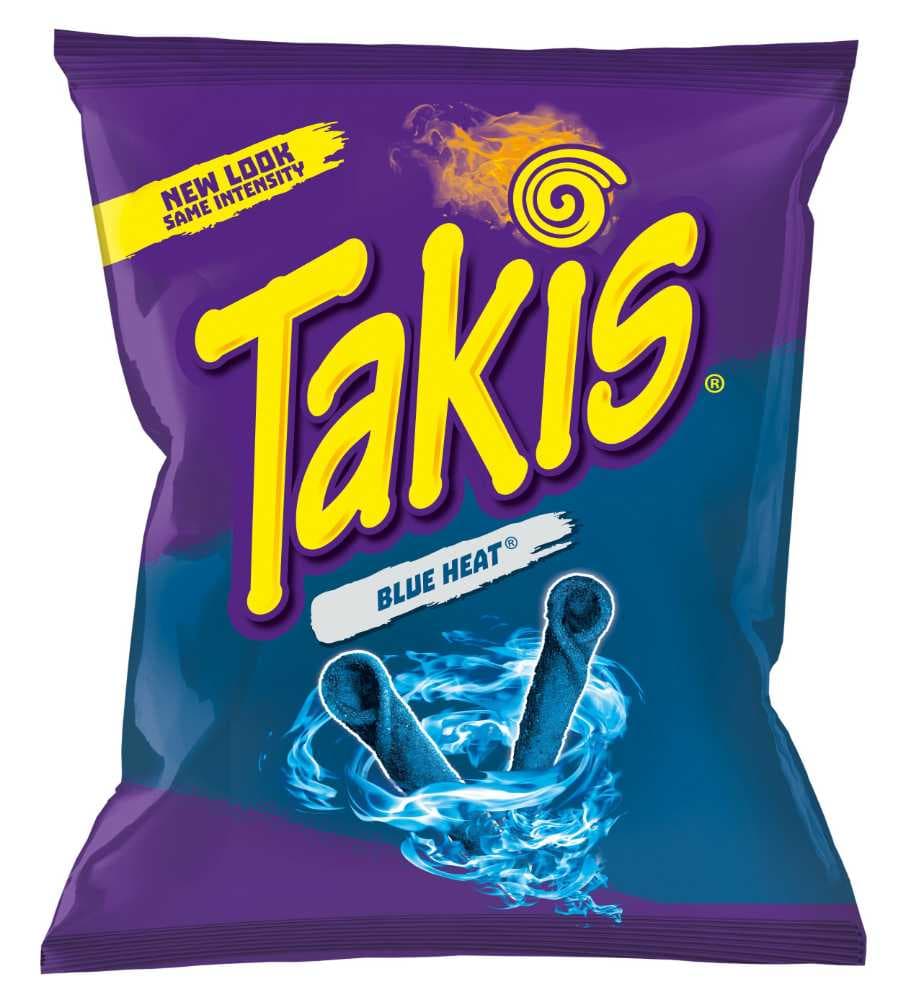 Takis تاكيس رقائق البطاطا أمريكي اصلي حجم متوسط الفلفل الازرق 