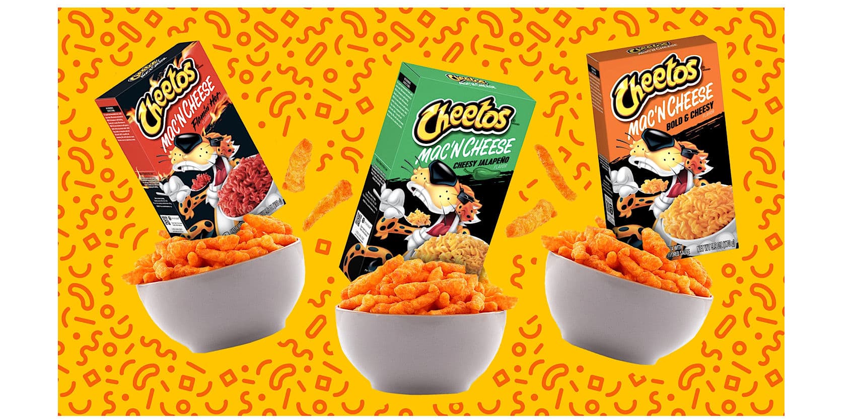 Mac and cheese and noodles 