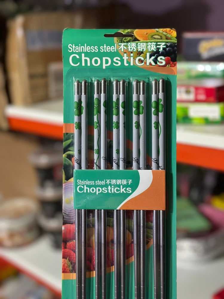 Chopsticks (((عودين )))ستيل  لاكل اندومي اللون اخضر