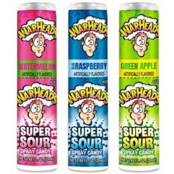 Warheads spray candy